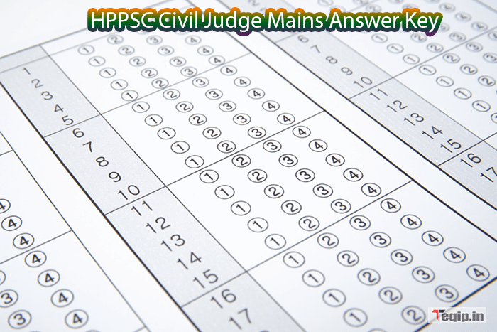 HPPSC Civil Judge Mains Answer Key