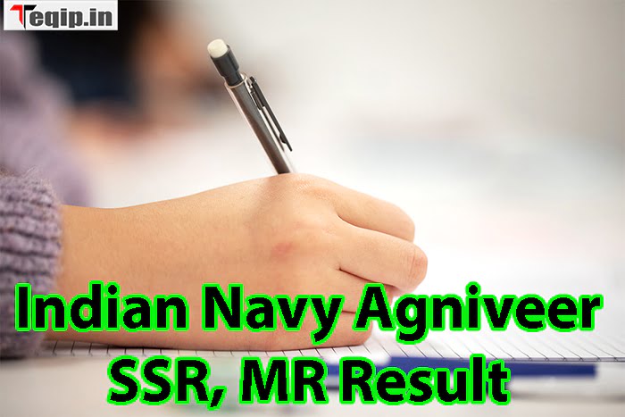 Indian Navy Agniveer SSR, MR Result