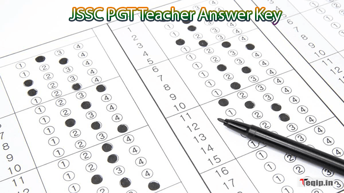 JSSC PGT Teacher Answer Key