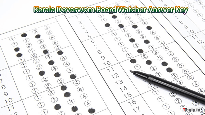 Kerala Devaswom Board Watcher Answer Key