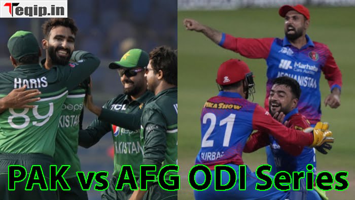PAK vs AFG ODI Series