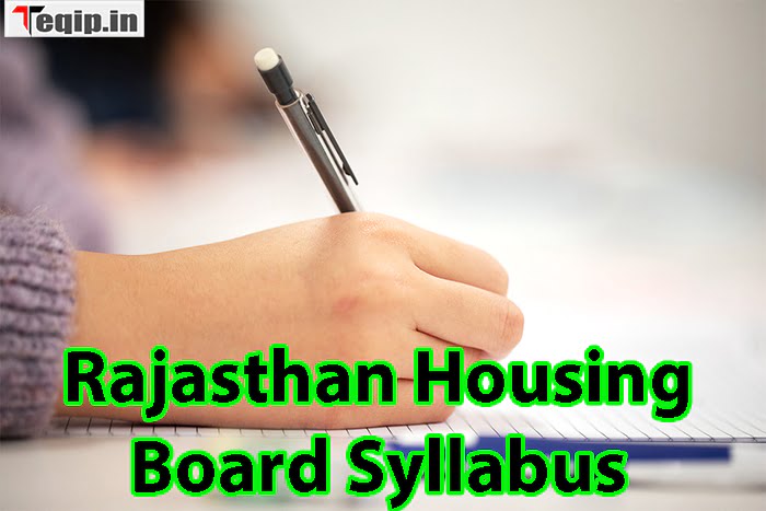 Rajasthan Housing Board Syllabus