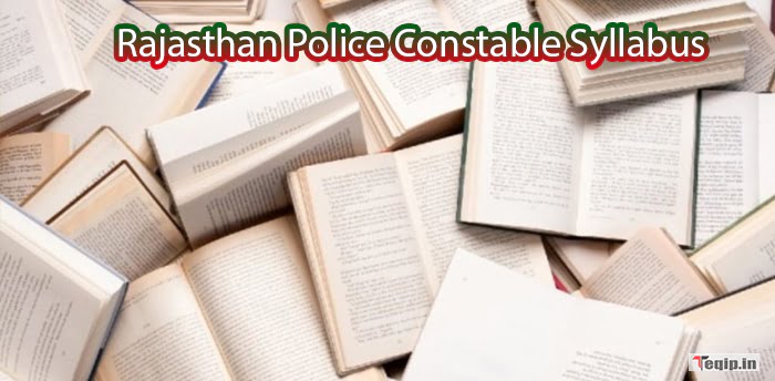 Rajasthan Police Constable Syllabus