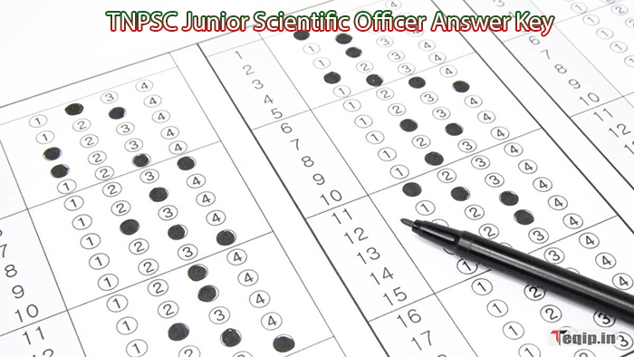 TNPSC Junior Scientific Officer Answer Key