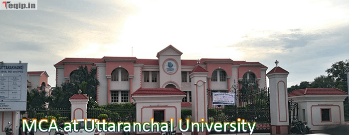 MCA at Uttaranchal University
