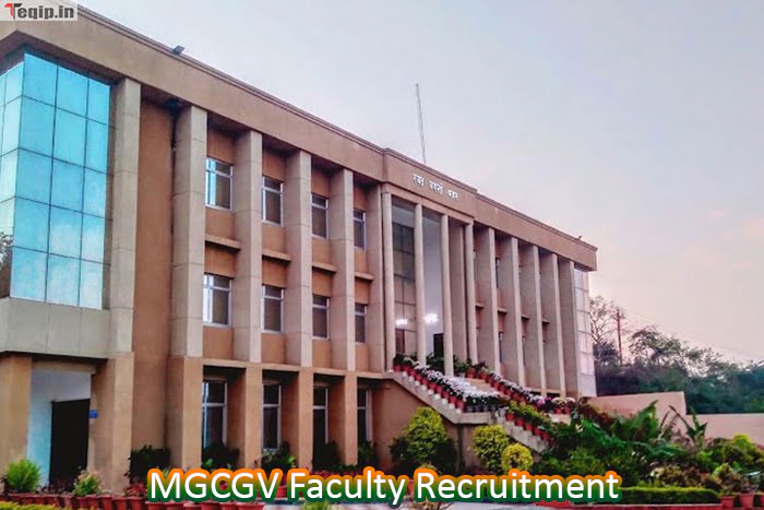 MGCGV Faculty Recruitment