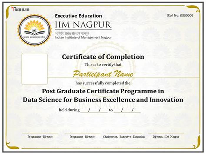 Post Graduate Certificate Programme in Data Science for Business Excellence