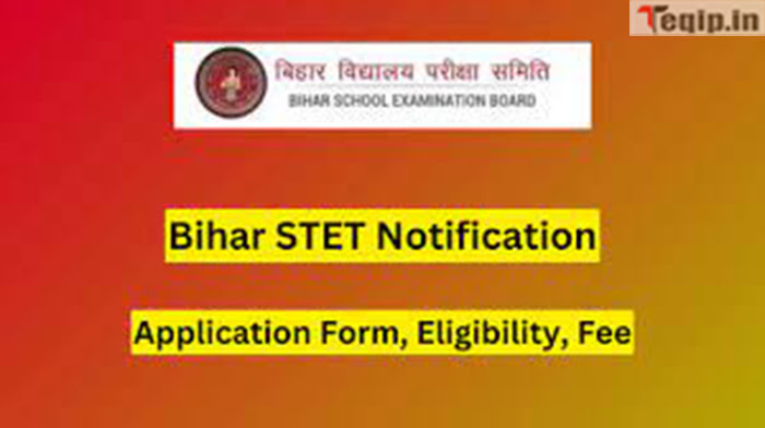 Bihar STET Notification 2024