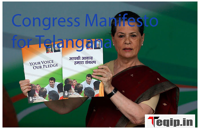 Congress Manifesto for Telangana 