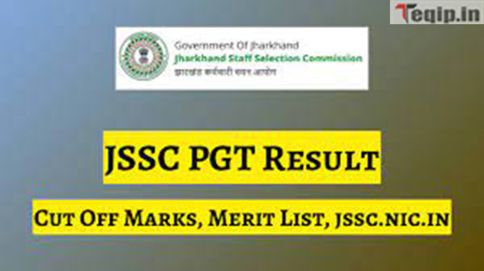 JSSC PGT Result 2024