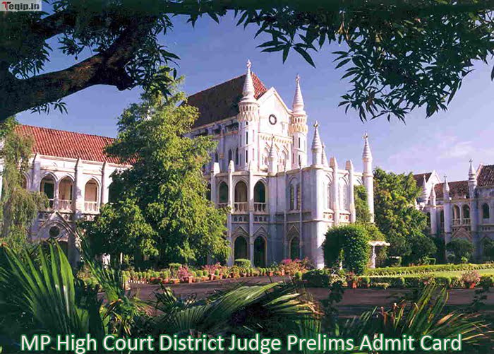 MP High Court District Judge Prelims Admit Card
