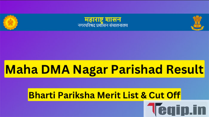 Maha DMA Nagar Parishad Result