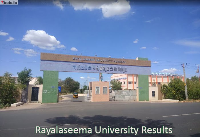 Rayalaseema University Results