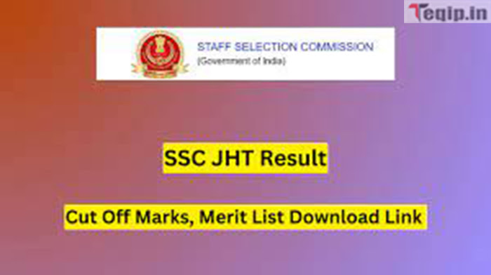 SSC JHT Result 2024