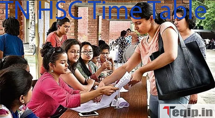TN HSC Time Table