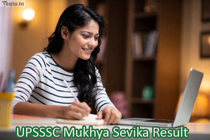 UPSSSC Mukhya Sevika Result