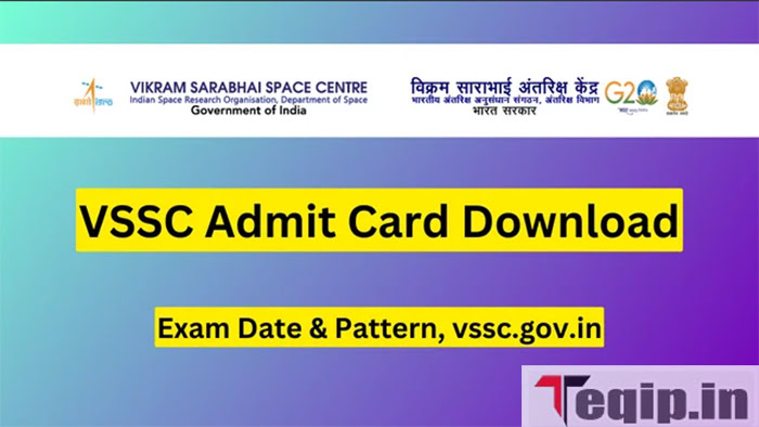 VSSC Admit Card