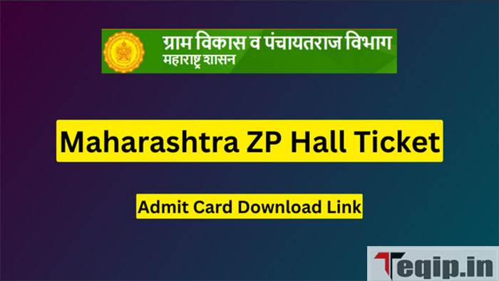 Maharashtra ZP Hall Ticket