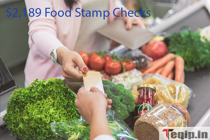 $2,189 Food Stamp Checks