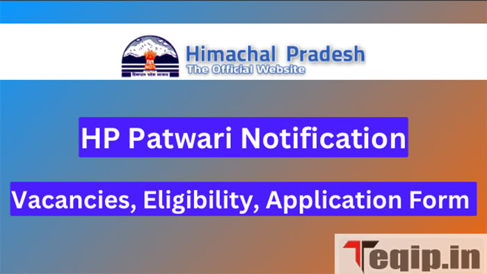 HP Patwari Notification