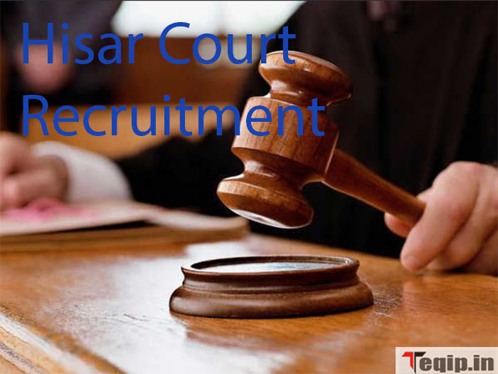 Hisar Court Recruitment