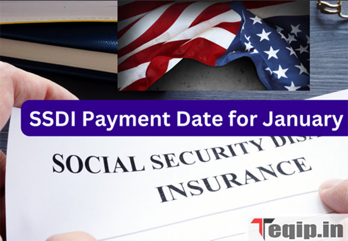 SSDI Payment Date for Januar
