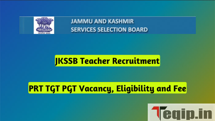 JKSSB Teacher Recruitment