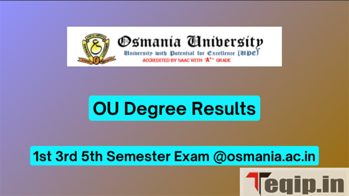OU Degree Results