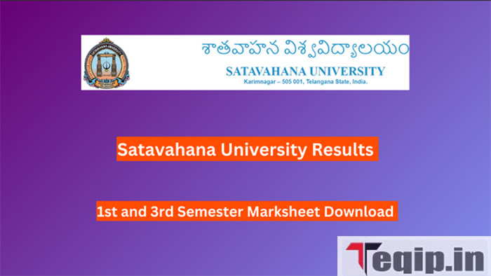 Satavahana University Results