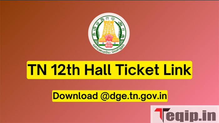 TN 12th Hall Ticket