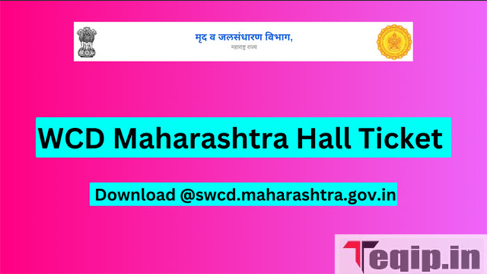 WCD Maharashtra Hall Ticket