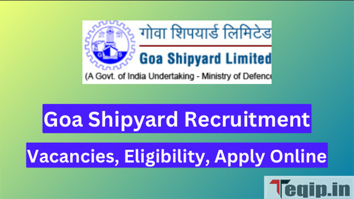 Goa Shipyard Recruitment