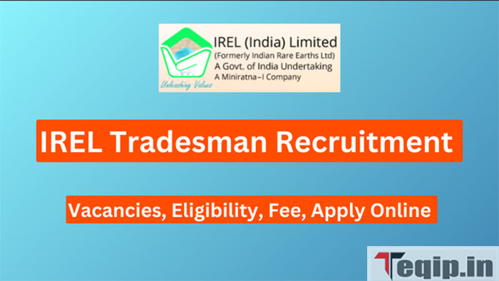 IREL Tradesman Recruitment