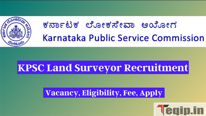 KPSC Land Surveyor Recruitment