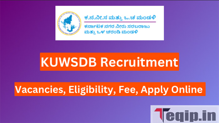 KUWSDB Recruitment