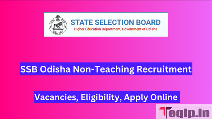 SSB Odisha Non-Teaching Recruitment