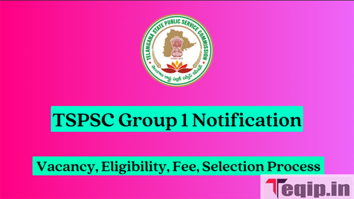 TSPSC Group 1 Notification