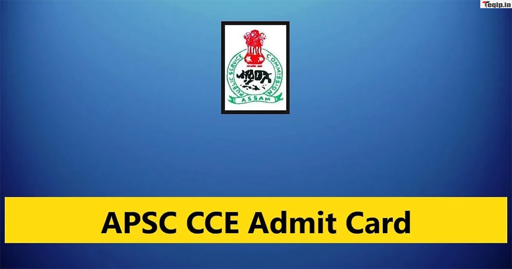 APSC CCE Admit Card