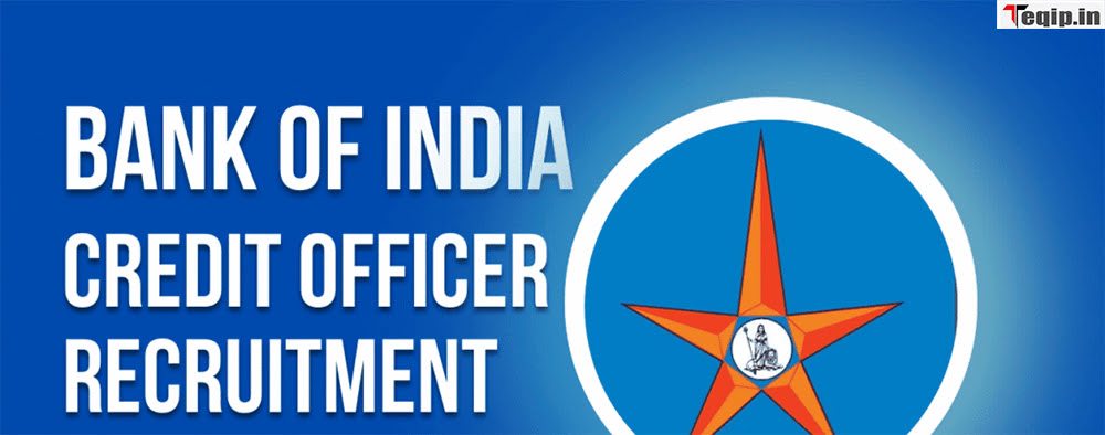 Bank of India Credit Officer Recruitment