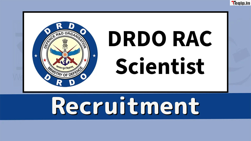 DRDO RAC Scientist Recruitment