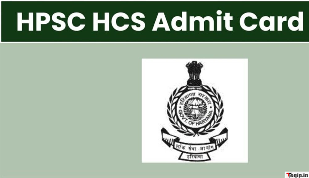 HPSC HCS Admit Card