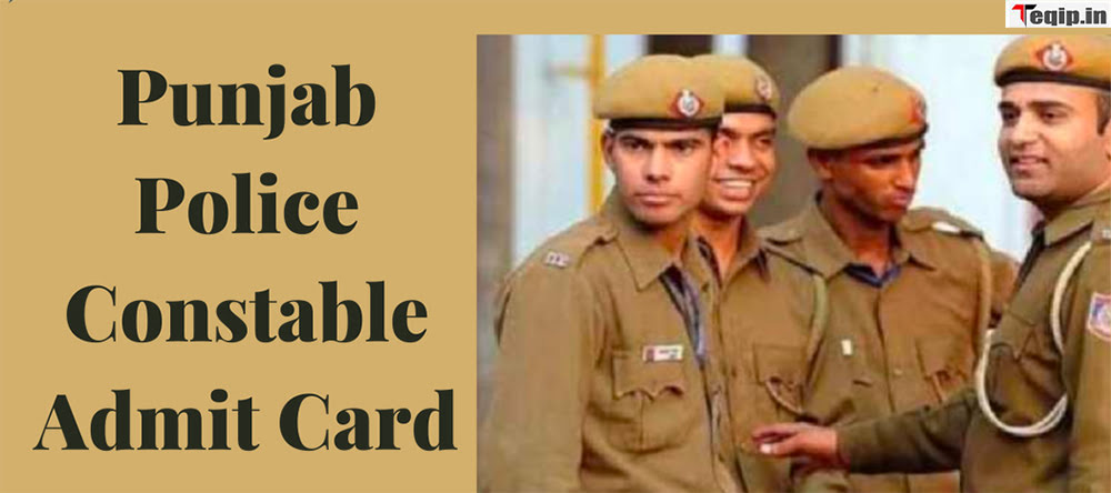 Punjab Police Constable Admit Card