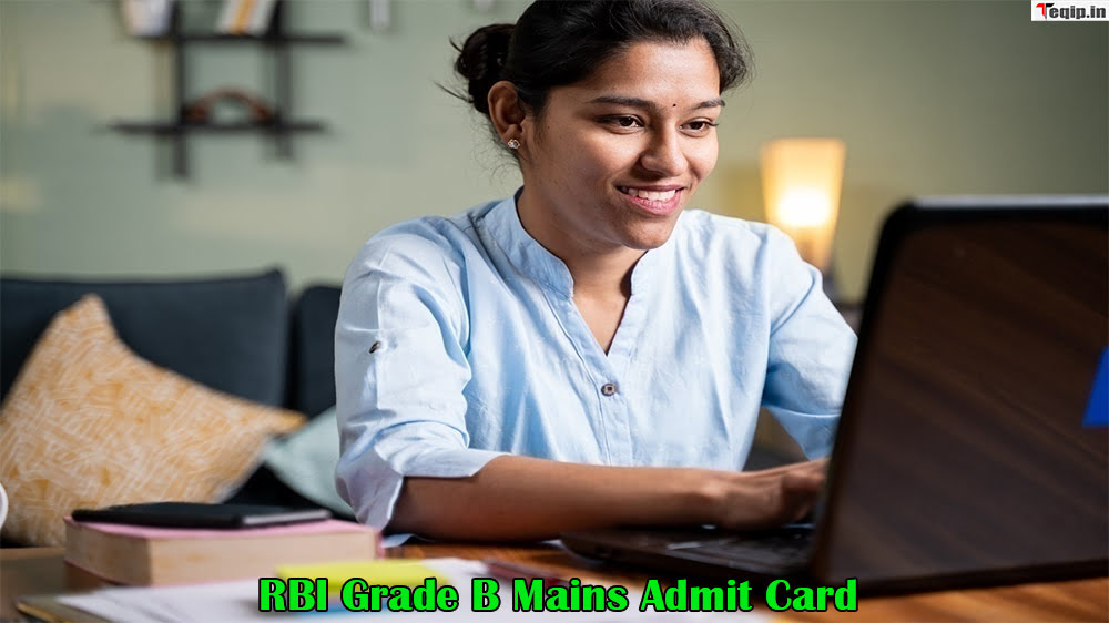 RBI Grade B Mains Admit Card