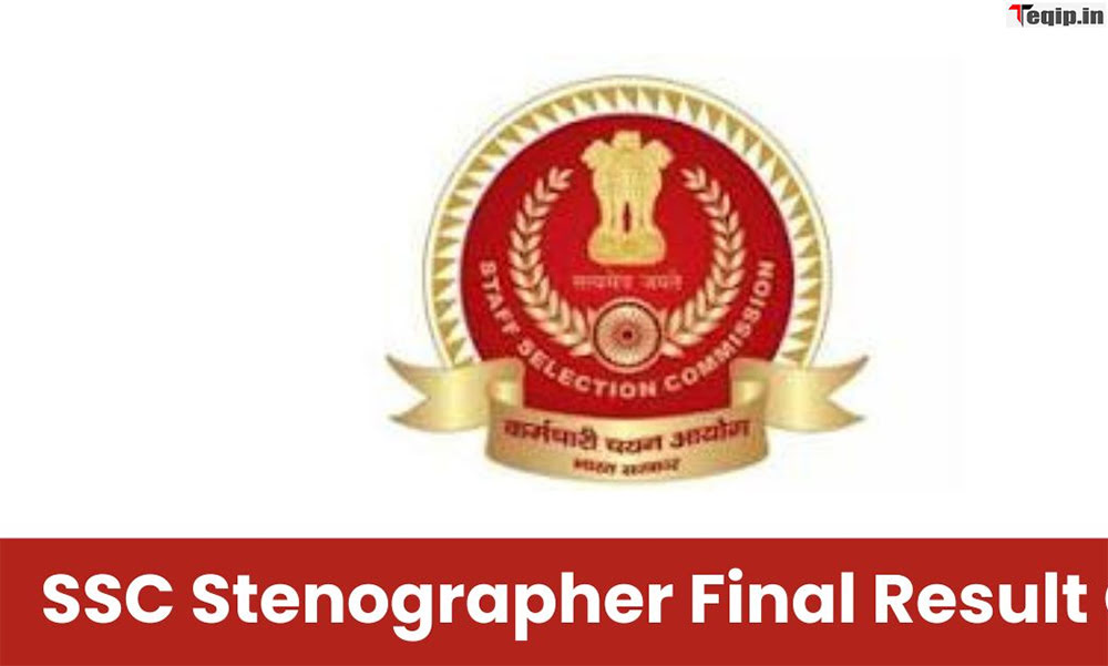 SSC Stenographer Final Result