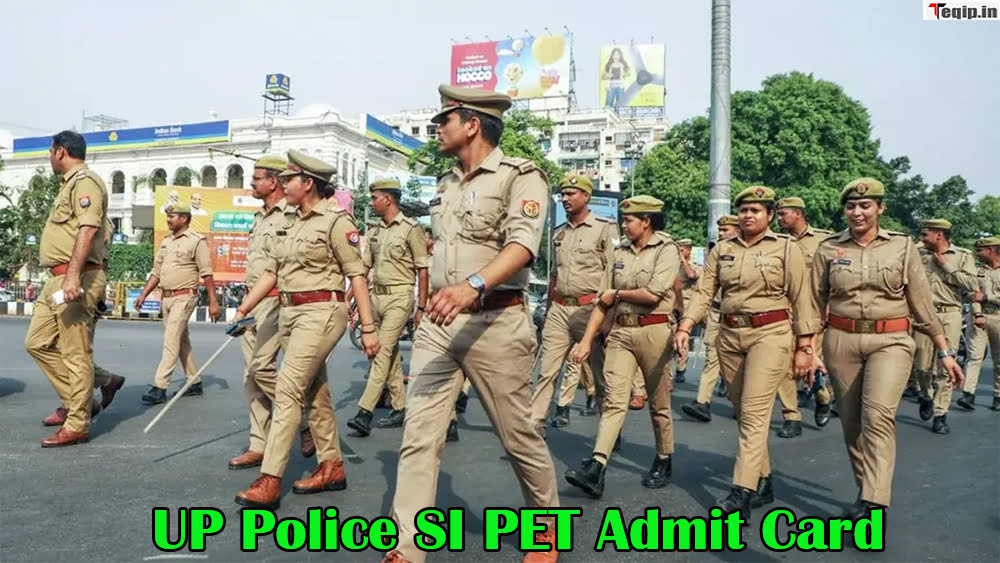 UP Police SI PET Admit Card