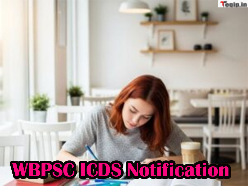 WBPSC ICDS Notification