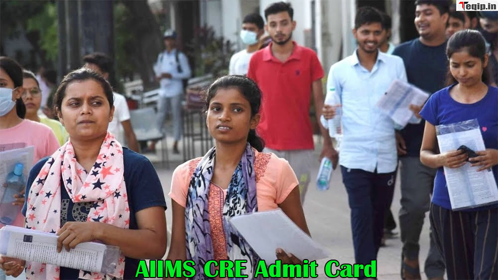 AIIMS CRE Admit Card