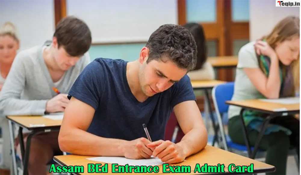 Assam BEd Entrance Exam Admit Card