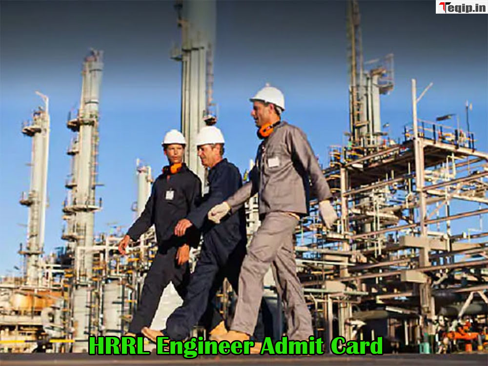 HRRL Engineer Admit Card