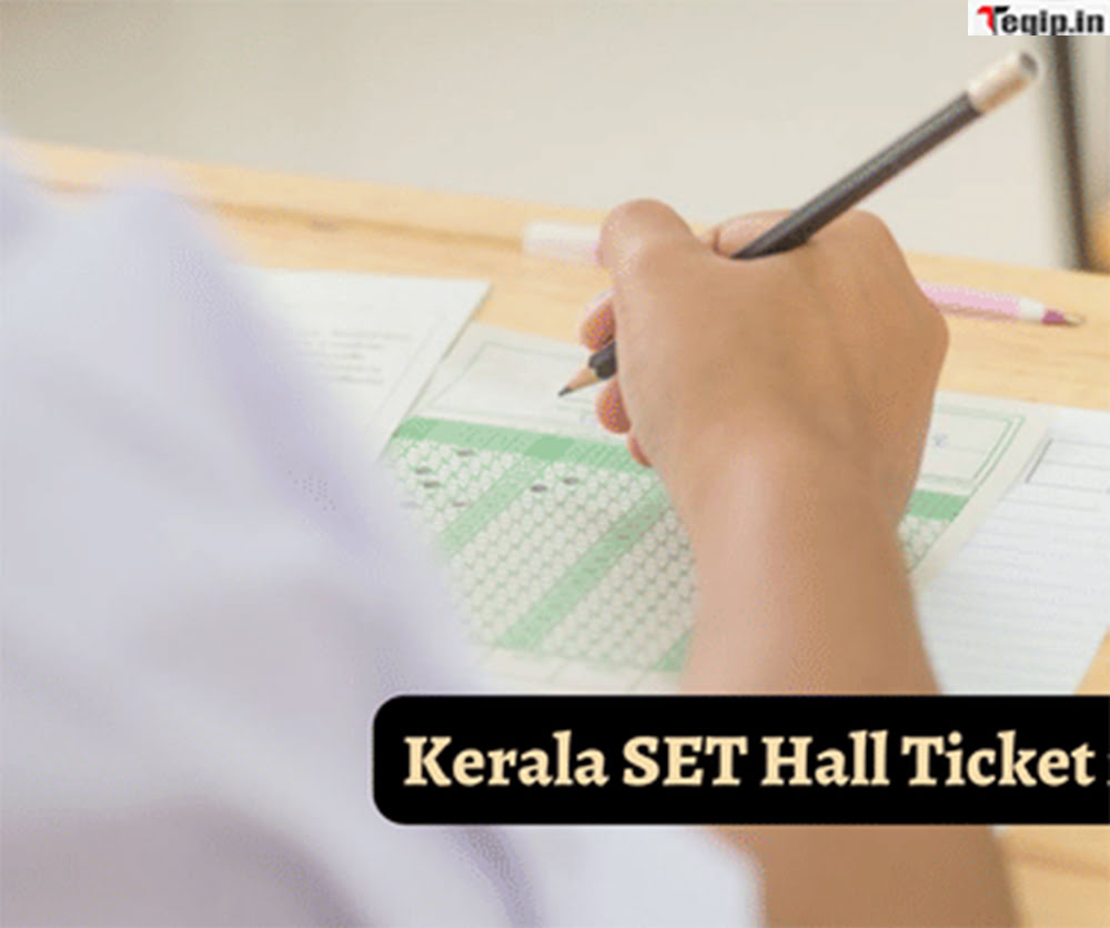 Kerala SET Hall Ticket